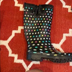 Polka Dot Rain Boots